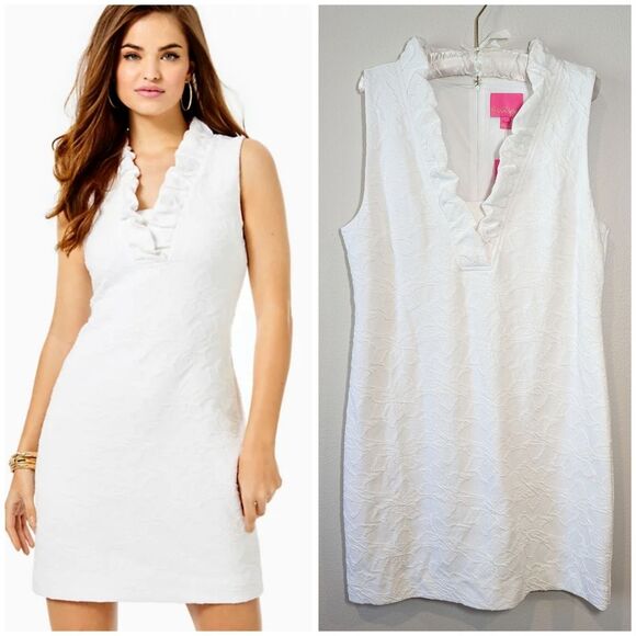 NWT Lilly Pulitzer Tisbury Mini Dress in Resort White - Picture 1 of 16